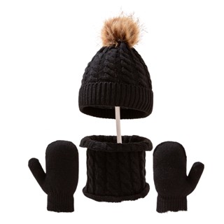 KIT INVERNO BEBÊ RN TOUCA CACHECOL LUVA GORRO DE LÃ INFANTIL