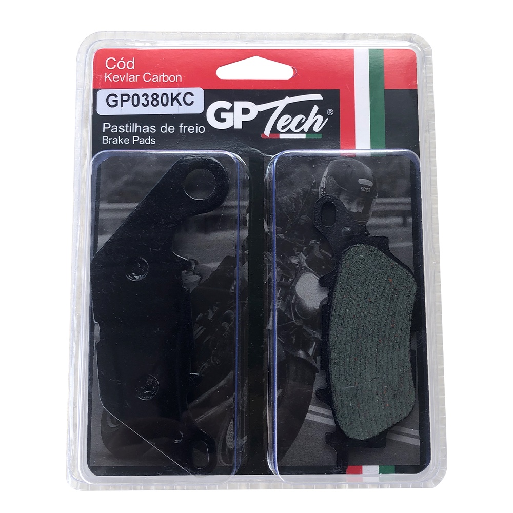 Pastilha Freio GP TECH 0380KC (D) Factor 125 (exclusiva P/ Factor 125)