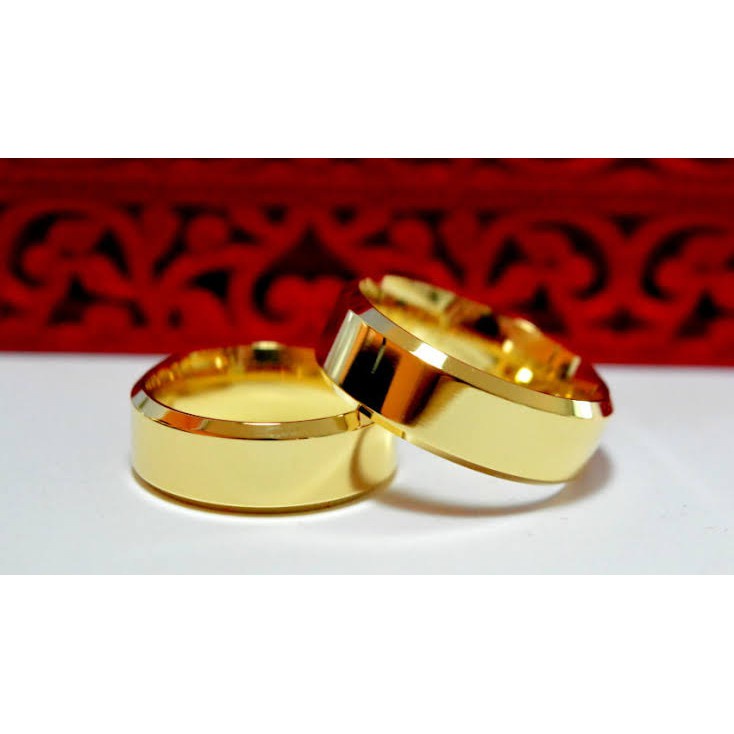Par De Alianças 6mm Chanfradas  Anatômica Lindas casamento noivado
