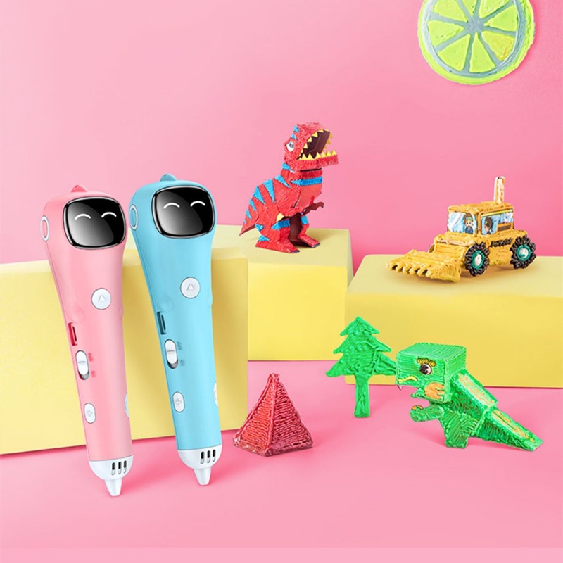 Caneta De Impressão 3D Infantil Desenho 3D Sem Fio Segura De Baixa Temperatura Rabiscar Art Craft Fazendo Brinquedos Edu