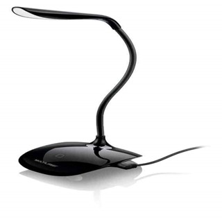 Luminária LED Multilaser USB, 3 Níveis De Luz, Preta - AC272