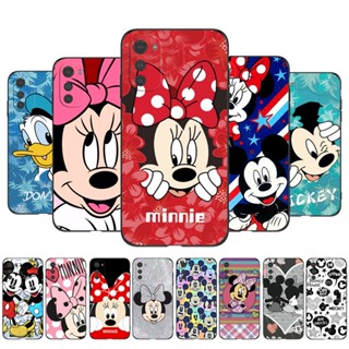 Capa Para Motorola Moto E32 Traseira De Celular 4G MotoE32 E 32 Protetora De Silicone Preto Tpu mickey minne mouse
