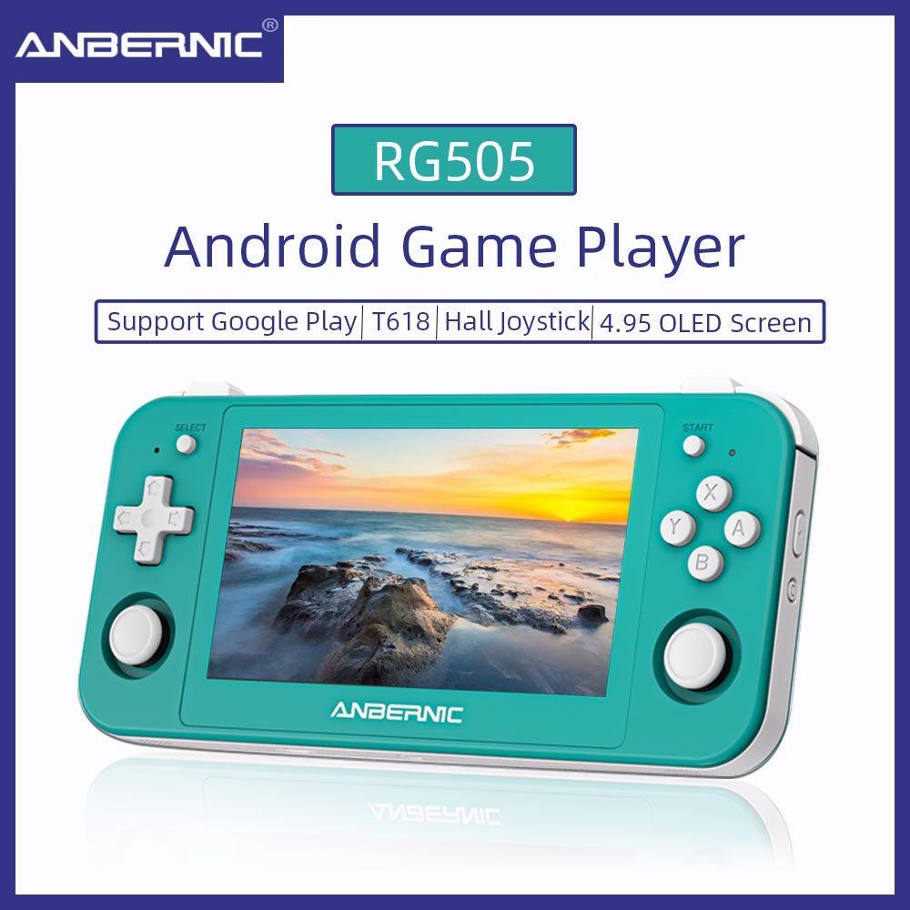 ANBERNIC RG505 Novo Console De Jogo Portátil Android 12 Sistema
