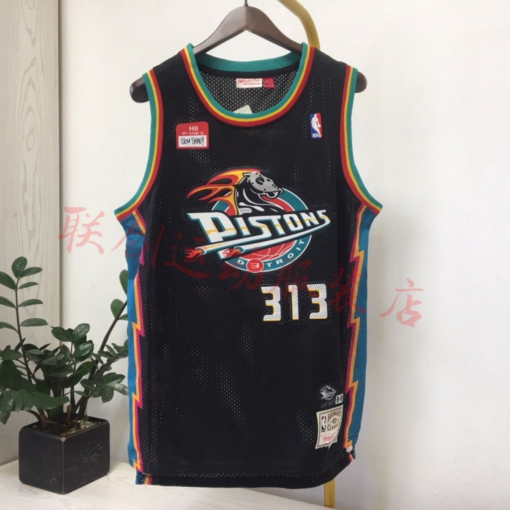 【qualidade original】premium camisa nba Detroit Pistons No.313 Shady