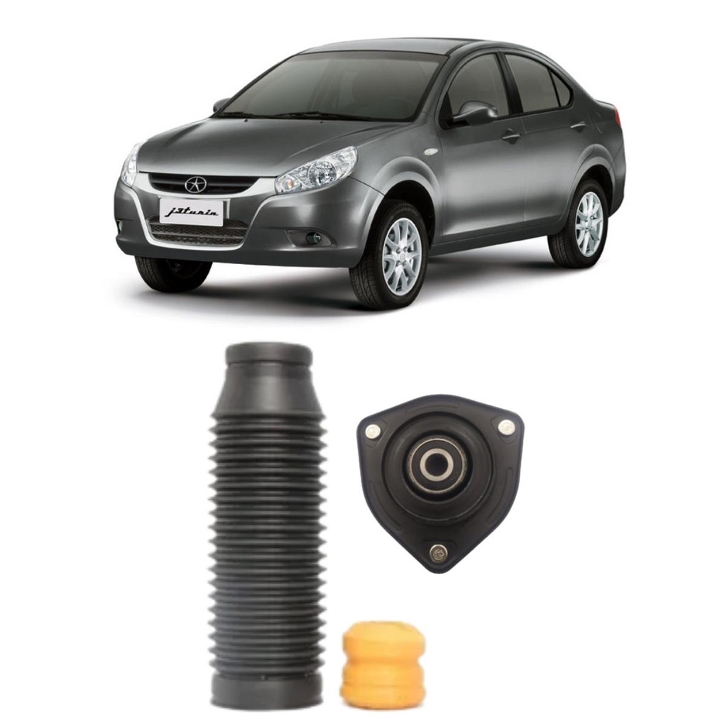 Kit Coxim Batente Amortecedor Dianteiro Jac J3 Turin 11/...