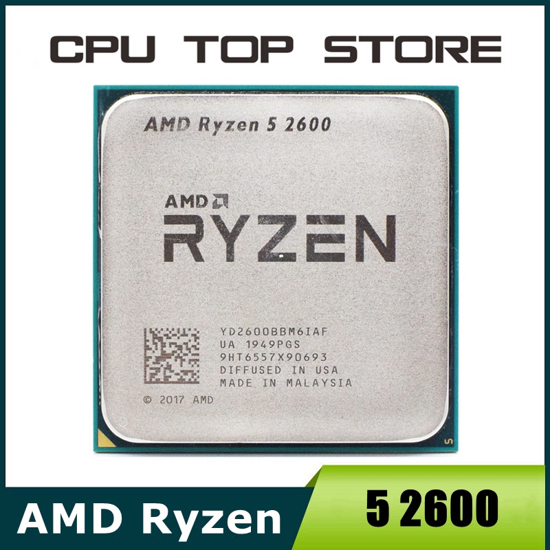 Amd ryzen best sale 5 2600 nucleos