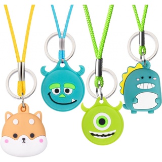 Porta-Etiquetas Airtag Para Crianças , Com Comprimento Ajustável De Silicone Macio Anti-Perda Chave/Pet Tra em Oferta na Shopee