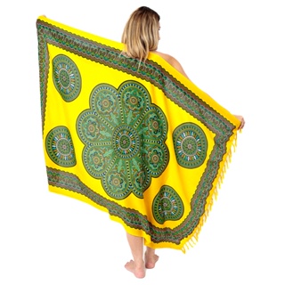 Canga De Praia Grande Viscose Mandala Indiana Alta Qualidade em Oferta na Shopee