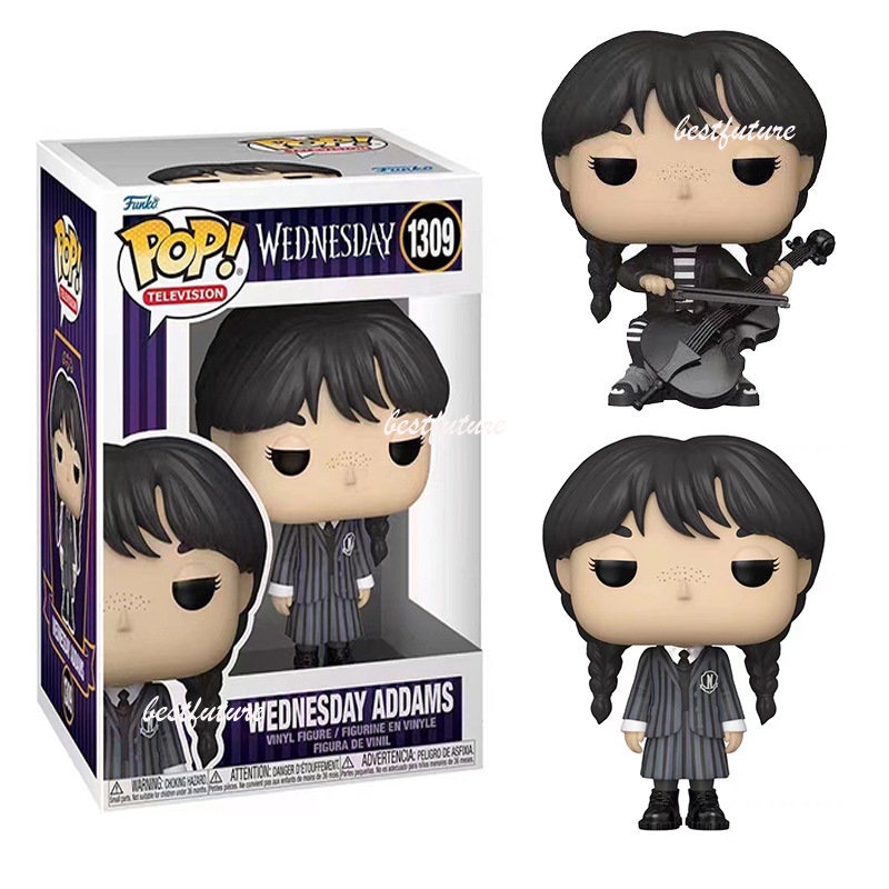 Funko Pop As Addams Da Família Wandinha De Quarta-Feira # 1309