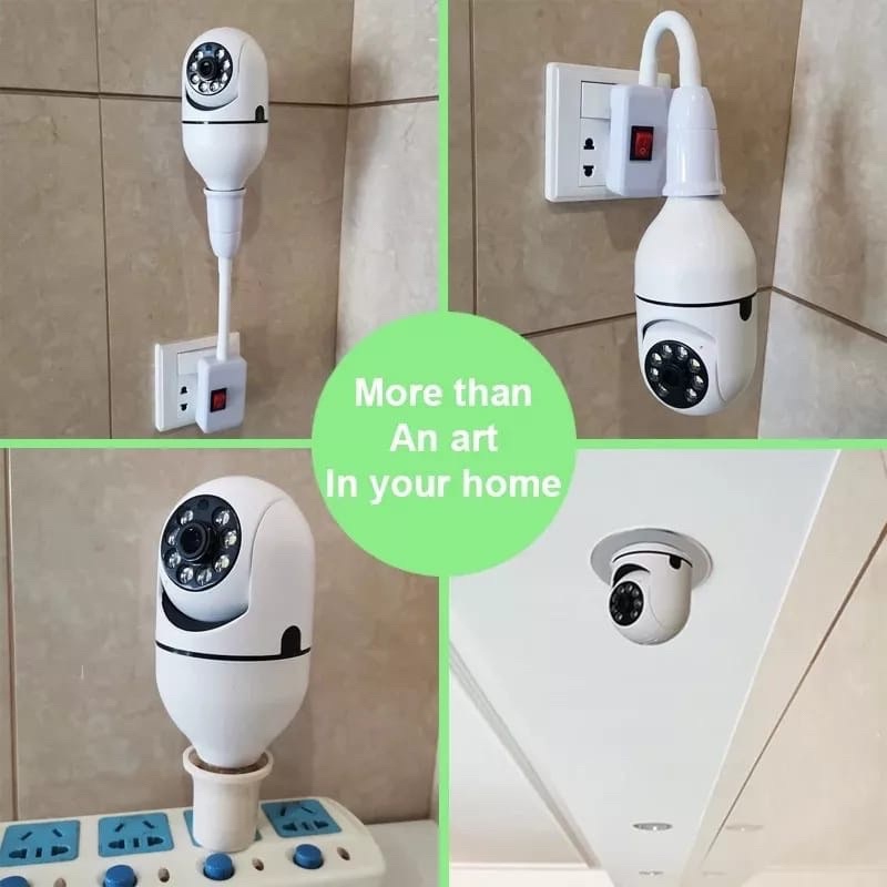 Mini Ip Camera Wi-Fi sem fio Visão Noturna com Microfone Auto Falante Acesso Remoto Aplicativo