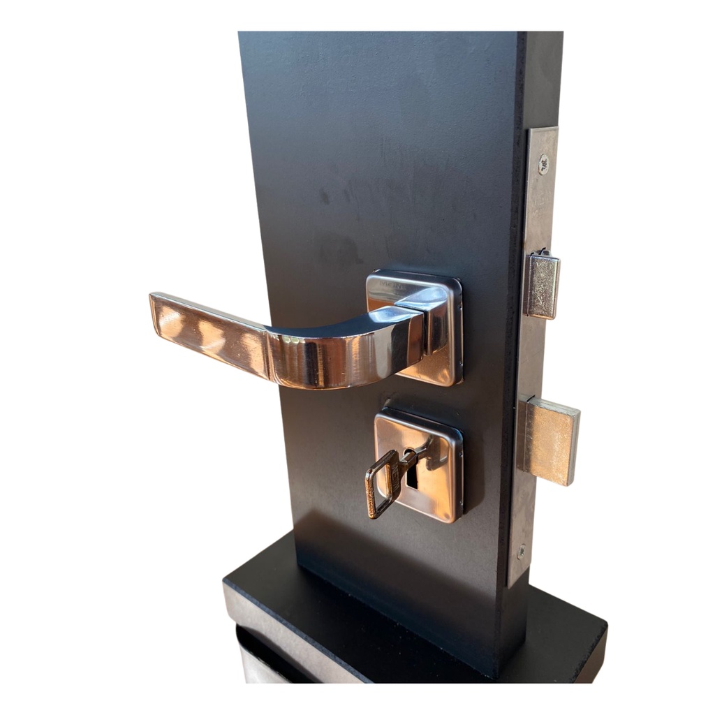Fechadura Para Quarto Porta de Madeira Cromada 40mm | Shopee Brasil