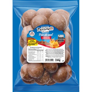PÃO DE MEL COM CHOCOLATE AO LEITE 220 G
