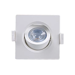 Spot LED AllTop Embutir Quadrado MR16 5W 38º Taschibra - Branco 3000K