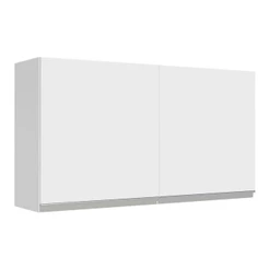 Armário de Cozinha Aéreo 120 cm 2 Portas Branco Glamy Madesa