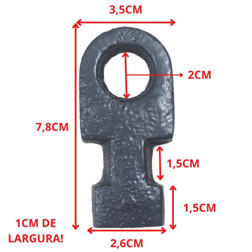 Baioneta Pino De Cadeados de Chão para Porta de Aço