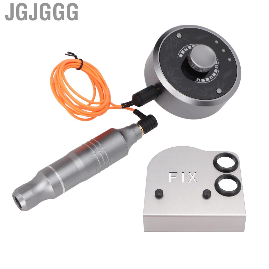 Jgjggg Rotary Tattoo Pen Power Supply Set 3 Speed RCA Interface Shader
