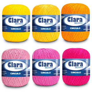 Linha Clara Brilhante Circulo 151g / 1.000 Metros - Cores
