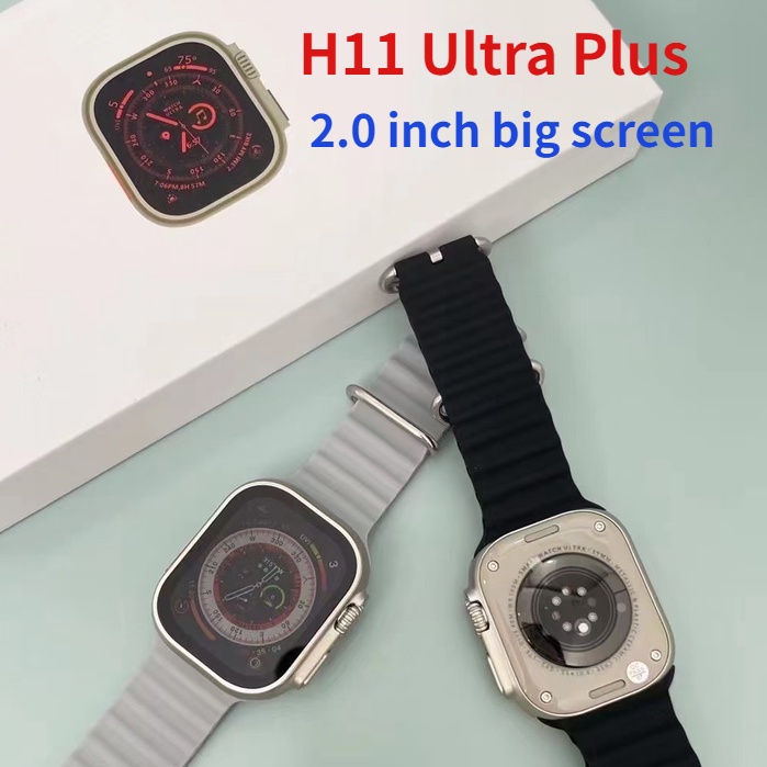 Mais Recente H11 Ultra Plus Smartwatch Série 49mm 8 GPS NFC Parafuso ...