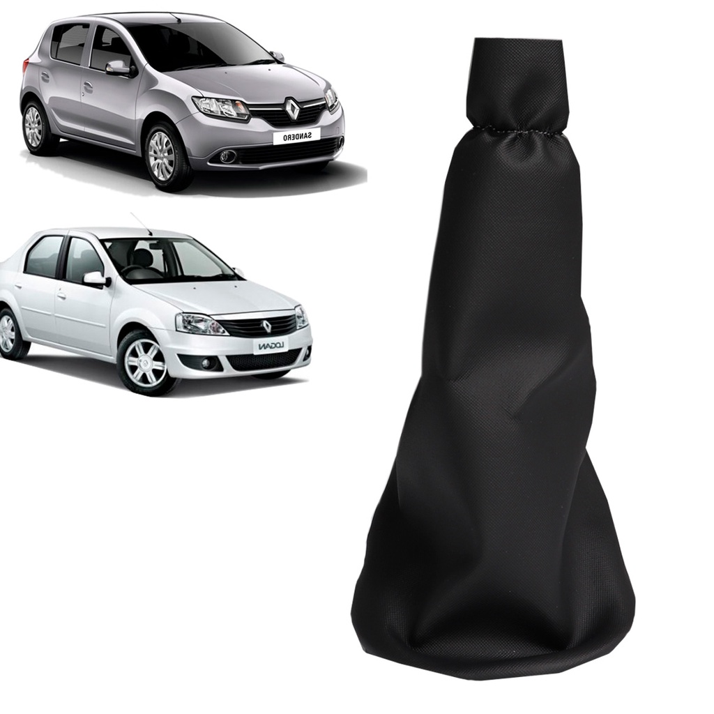 Coifa Do Cambio Logan 2007 Até 2013 E Sandero 2007 Até 2014 Preta C/ Base em Oferta na Shopee