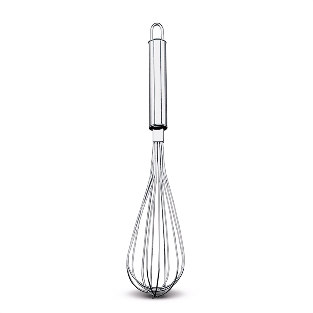 Batedor Manual Fouet Profissional Brinox Top Pratic 41 cm Aço Inox em Oferta na Shopee