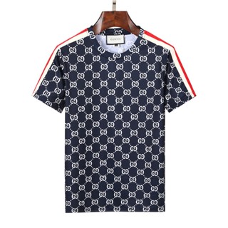 Camiseta Masculina Baju Moda Lelaki Novo 2023 Guccy Premium Qualidade 100 % Algodão Marca T-Shirt Gráfica Manga Curta Tecido Homens Mulheres