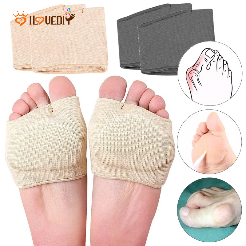 Palmilhas De Silicone Gel Meia Palmilha/Antiderrapante Para Alívio De Dor Nos Pés/Bola De Almofadas Os Hallux Valgus Meias Corretoras em Oferta na Shopee