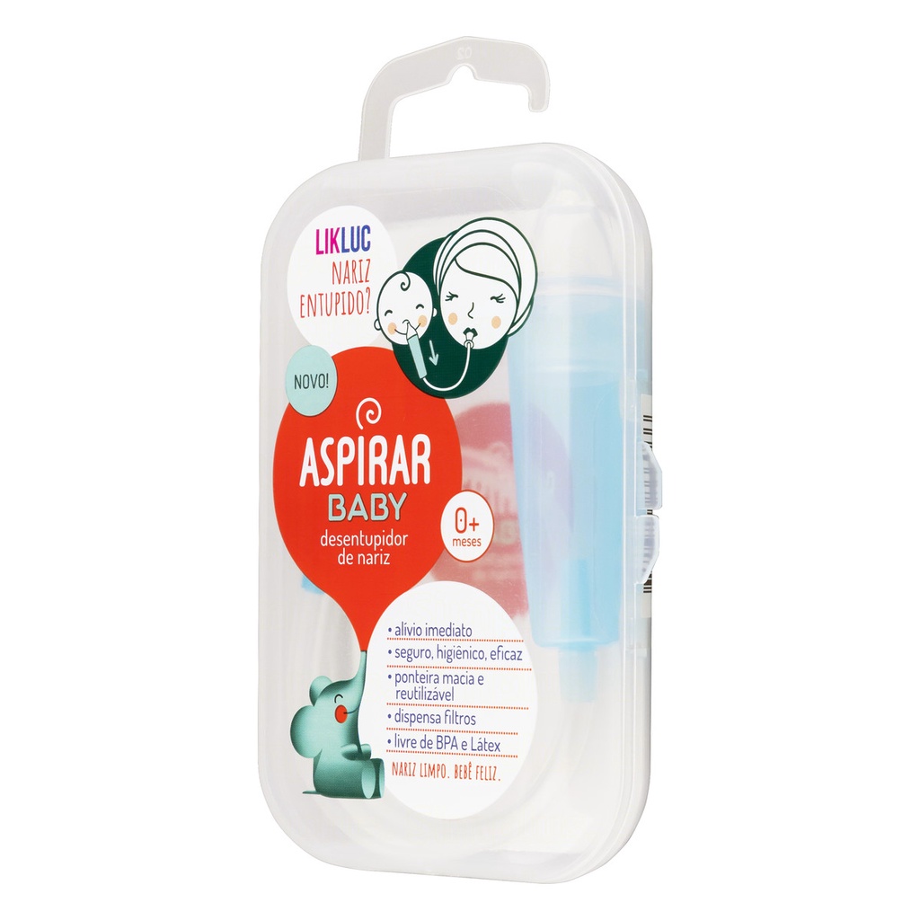 Aspirador Nasal Para Bebês Aspirar Baby - Likluc Menor Preço