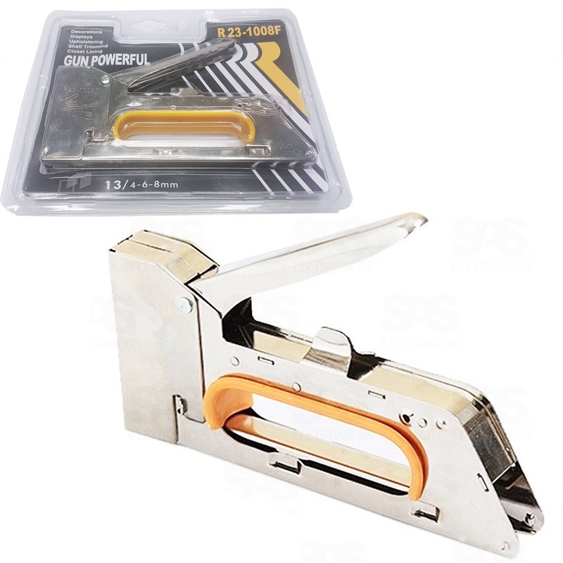 Grampeador Manual de Tapeceiro Importado Powerful +Forte em Oferta na Shopee