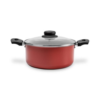 Caçarola Com Tampa Brinox Ruby Antiaderente 3,4 Litros Ø 22 cm Vermelho
