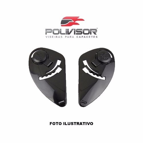 Kit Reparo Capacete Vaz V10 V100 M1 M2 mod. novo Com Botao - Polivisor 1178p