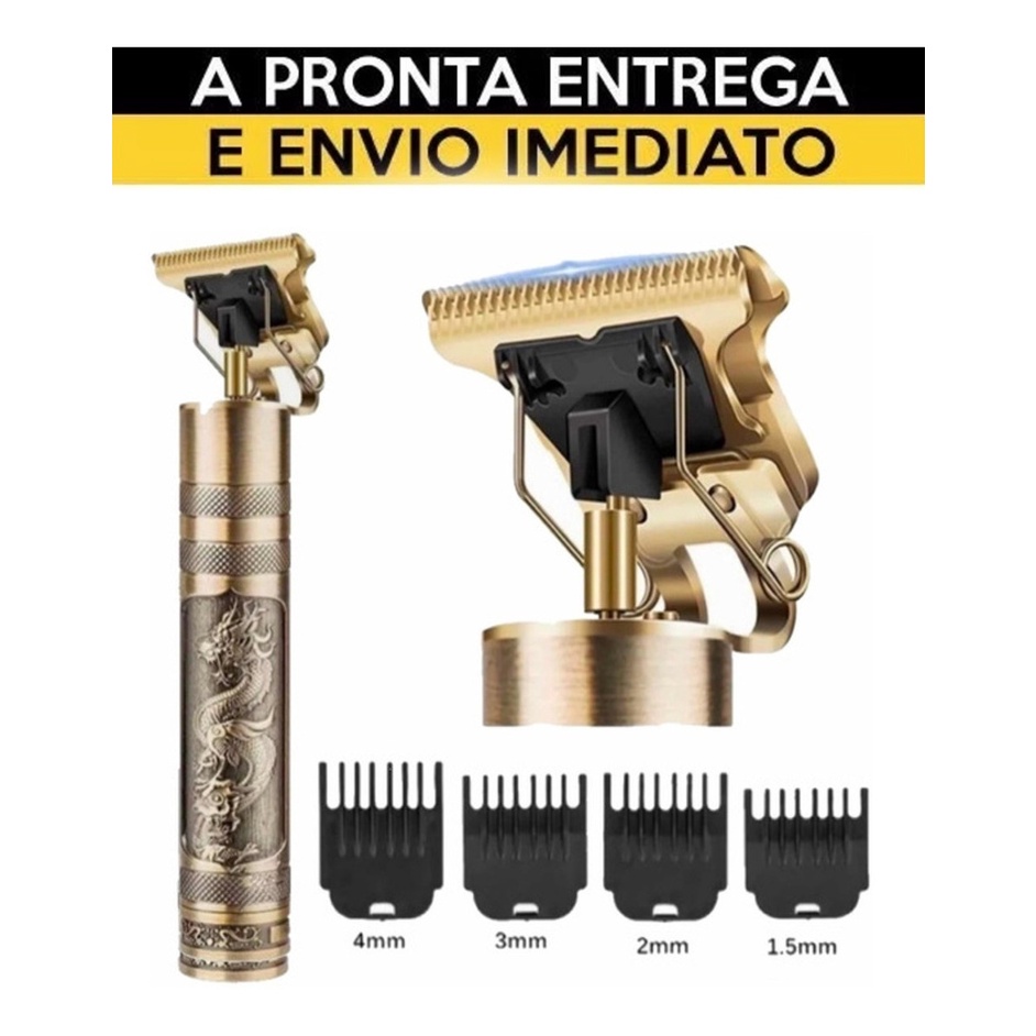 maquina de corta cabelo acabamento desenho barbeador premium