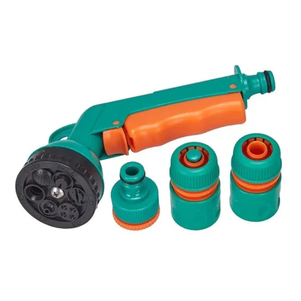 CONJUNTO ESGUICHO MANGUEIRA 6 JATOS COMPLETO 4 PEÇAS KALA