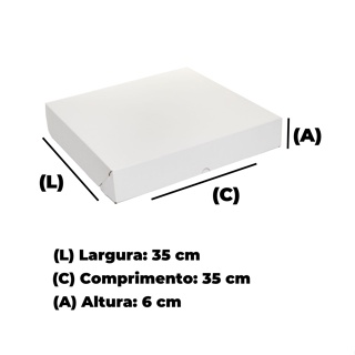 Caixa Para Doces/Salgados - 35x35x6 100 Doces ,e Salgados  - 25 Unidades em Oferta na Shopee