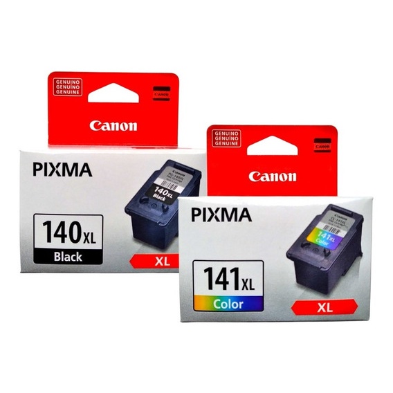 Kit Cartucho Tinta Original Canon Cl-141xl Pg-140xl Pg140