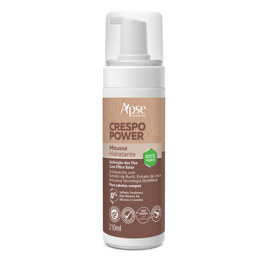 Mousse Hidratante Crespo Power 210 ml