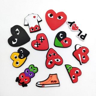 1PCS Marca De Moda Jibbitz Shoe Charms Crors Sandal Kids Wristband Acessórios Unisexo Festa De Aniversário Presentes