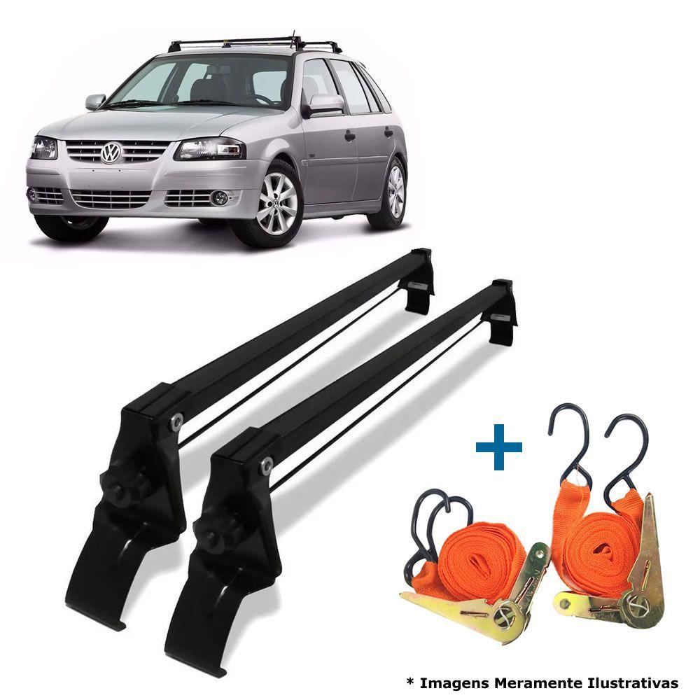 Rack Teto Bagageiro Gol 4 Portas Bola G2 G3 G4 + 2 Cintas