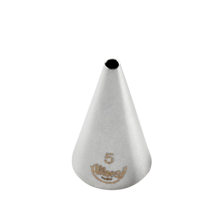 Bicos Para Confeitar - Perlê - Aço Inox - Nº5  - 1 unidade - Cromus Allonsy - Rizzo