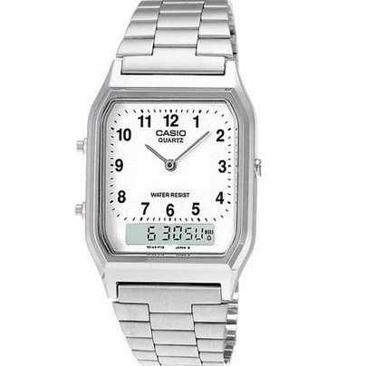 Relógio Casio Unissex Vintage AQ230A7BMQ em Oferta na Shopee