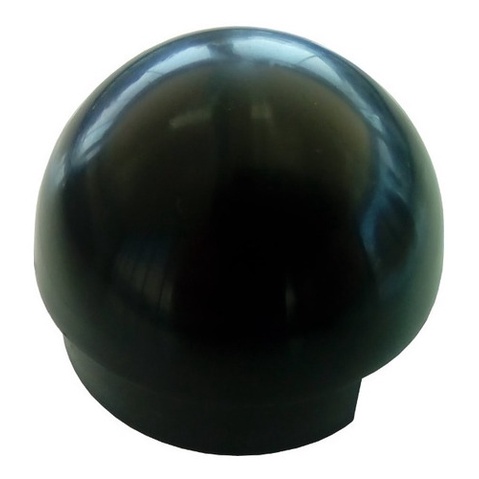 Tampa Nylon Perfil Tubo Corrimão Escada 2  Redondo -  2pç