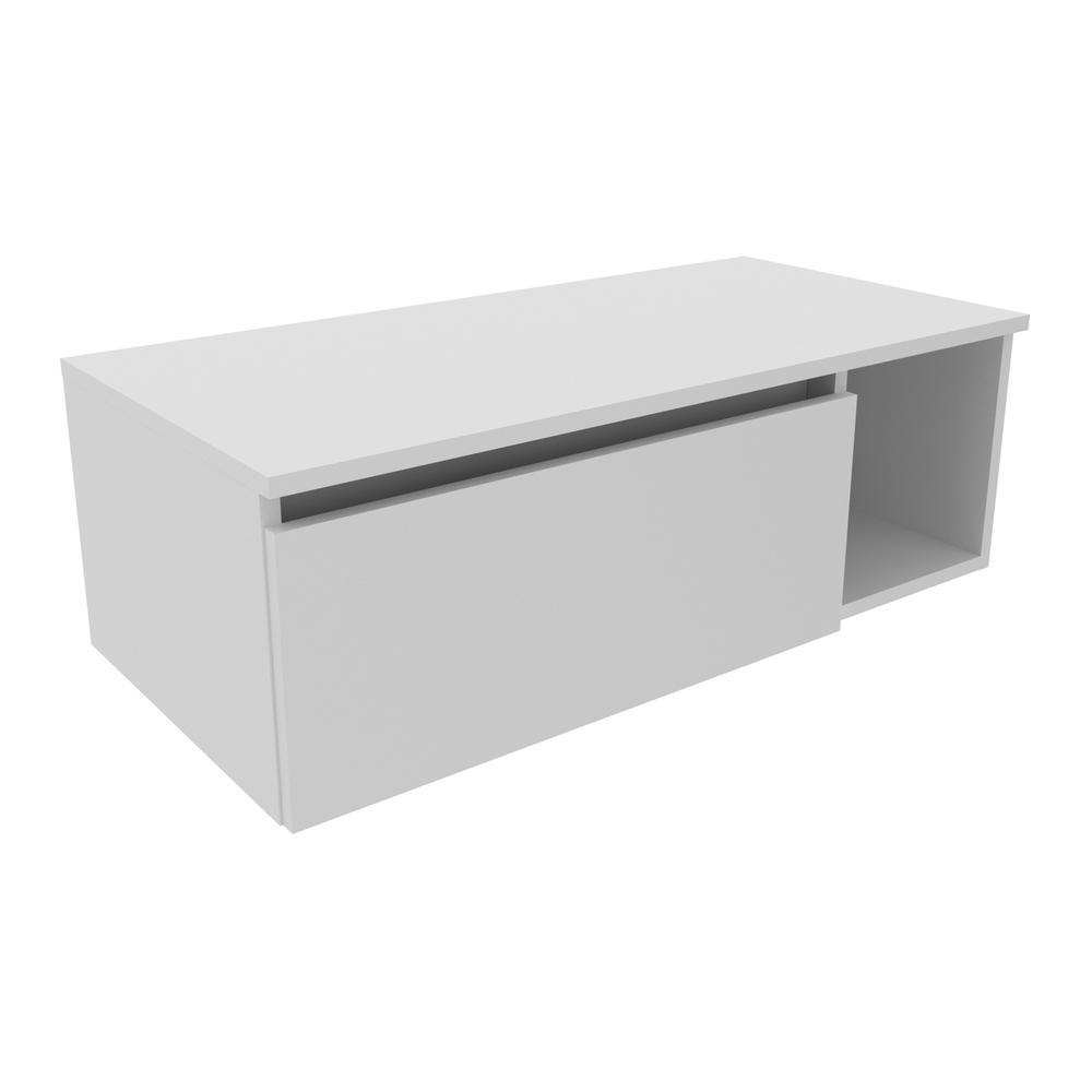 Gabinete Banheiro Suspenso 80cm Multimóveis CR10081 Branco em Oferta na Shopee