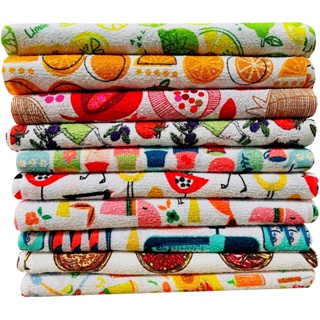 Kit 10 Pano De Prato Atoalhado Felpudo Camesa em Oferta na Shopee