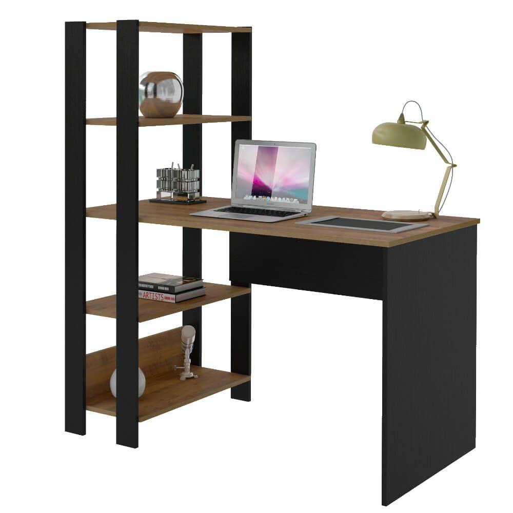 Escrivaninha Match com Estante Artely em Oferta na Shopee