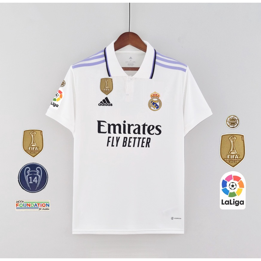 Camiseta de Torcedor Futebol Real Madri Personalizada com seu Nome -  Escorrega o Preço