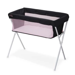 Berco Portatil Bebe Co-Leito 9kg Snuggle Rosa Dobrável Compacto Conforto Seguro Maxi Baby