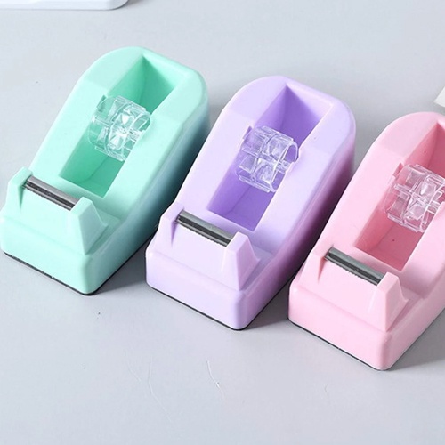Suporte Fita Adesiva Durex Pequeno De Mesa Washi Tape Lilás em Oferta na Shopee