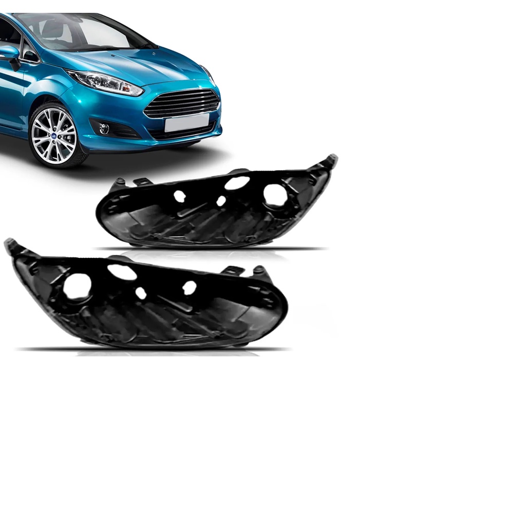 Carcaça Farol New Fiesta 2013 2014 2015 2016 2017 2018 2019