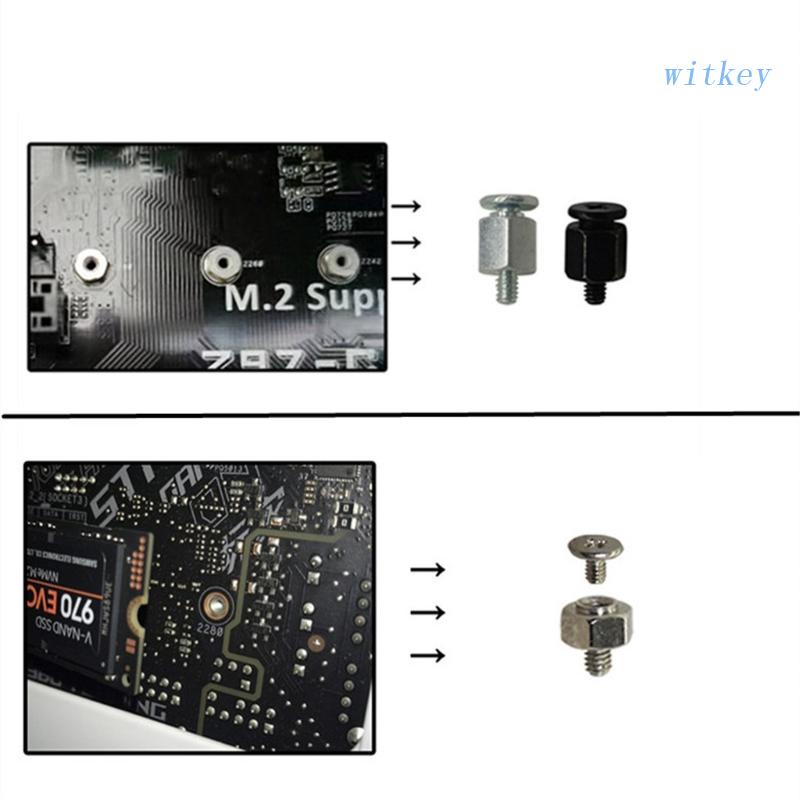 Para Kit De Parafuso m . 2 , NVMe Montagem SSD , Compatible Placa-Mãe