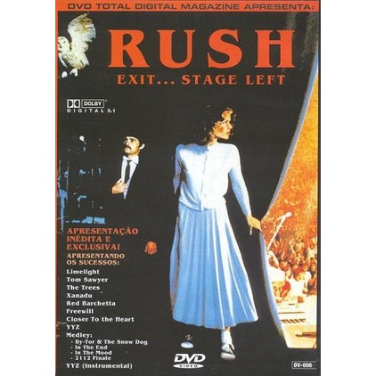 DVD -Rush – Exit Stage Left