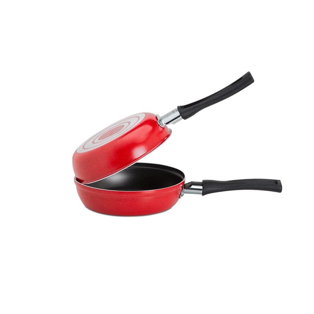 Omeleteira Brinox Garlic Antiaderente 0,7 Litros Ø 18 cm Vermelho - Home & Living